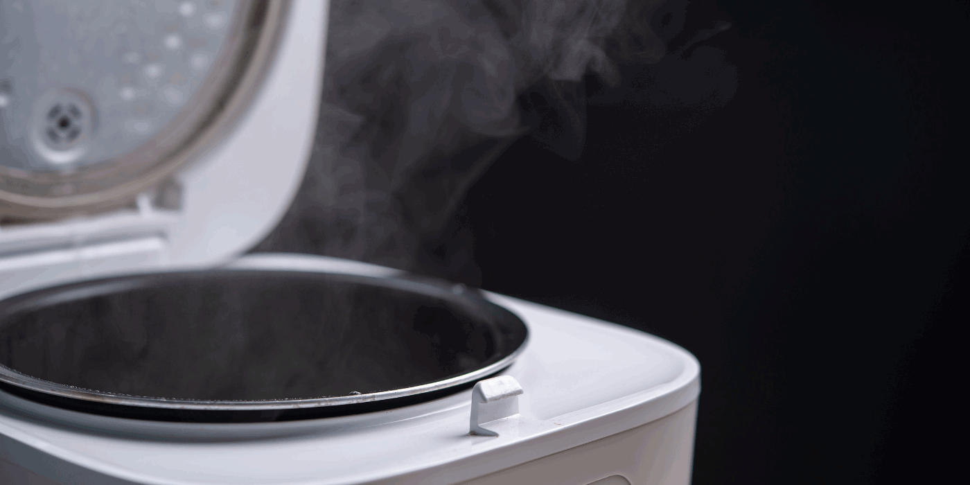 how to open panasonic rice cooker