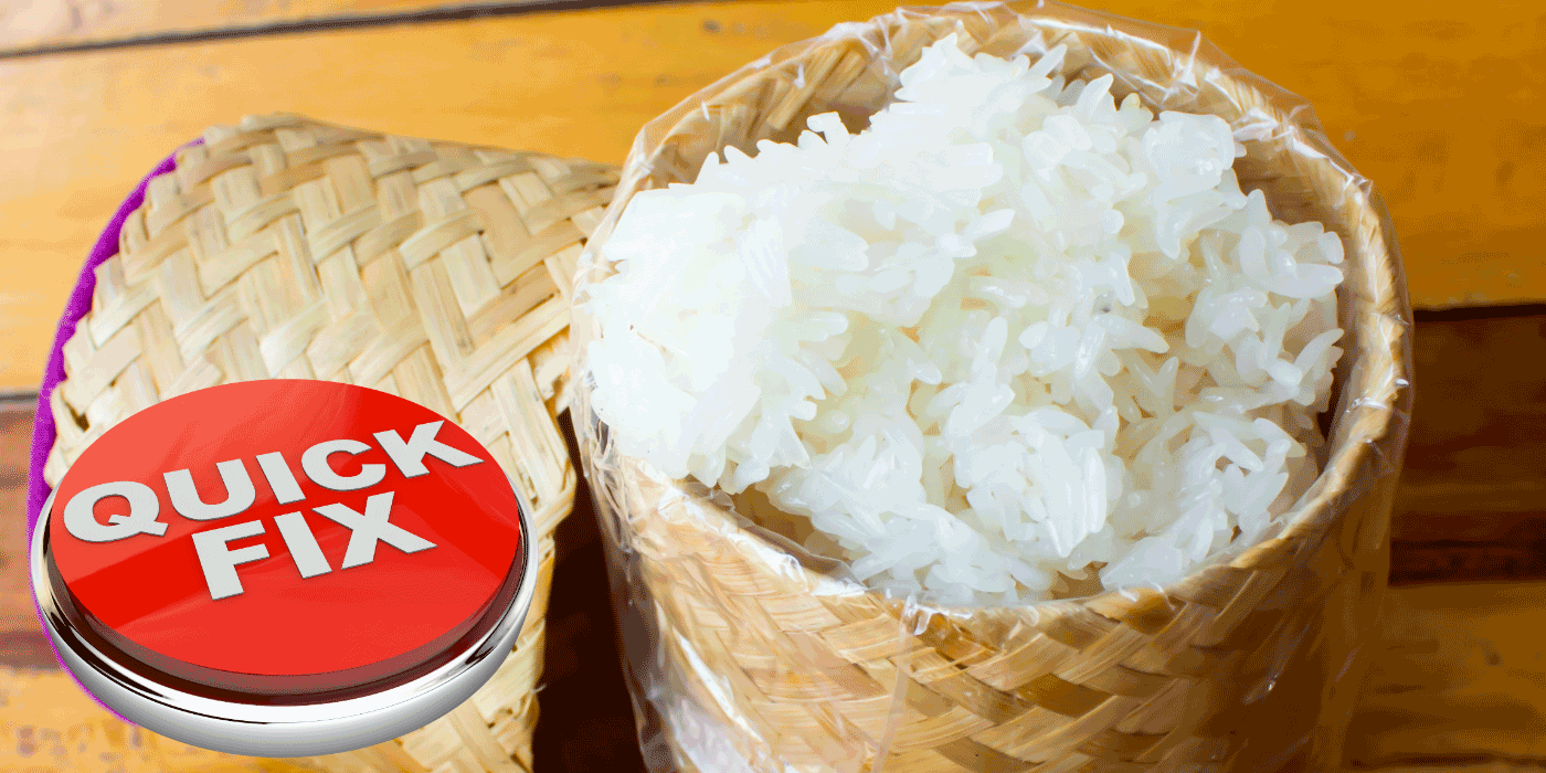 can i fix lumpy rice