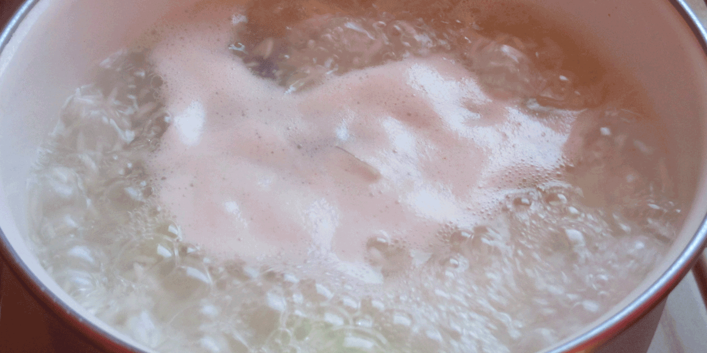 how to cook rice in a pan