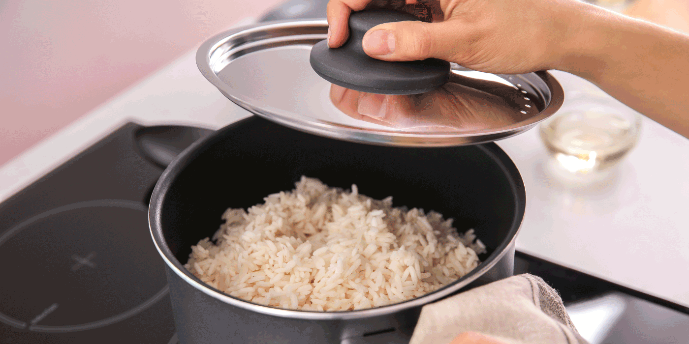 how to cook rice in a pot