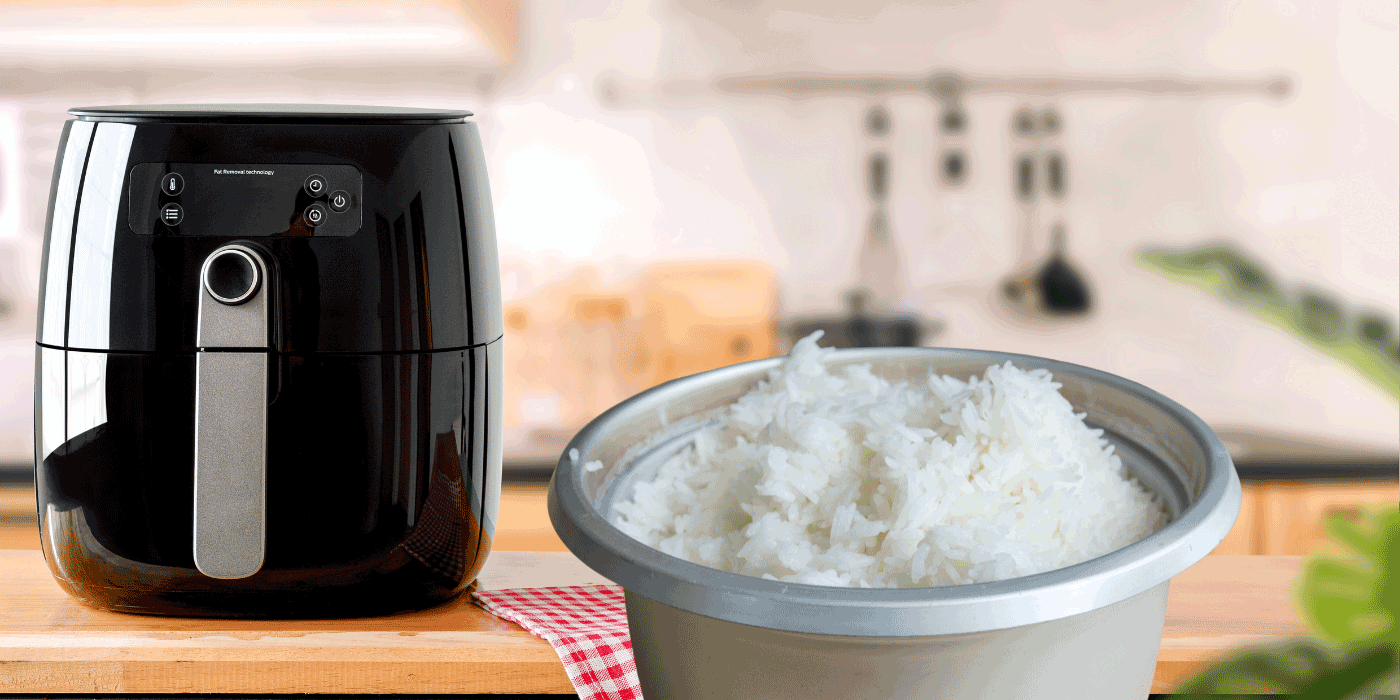 how to cook rice in an air fryer
