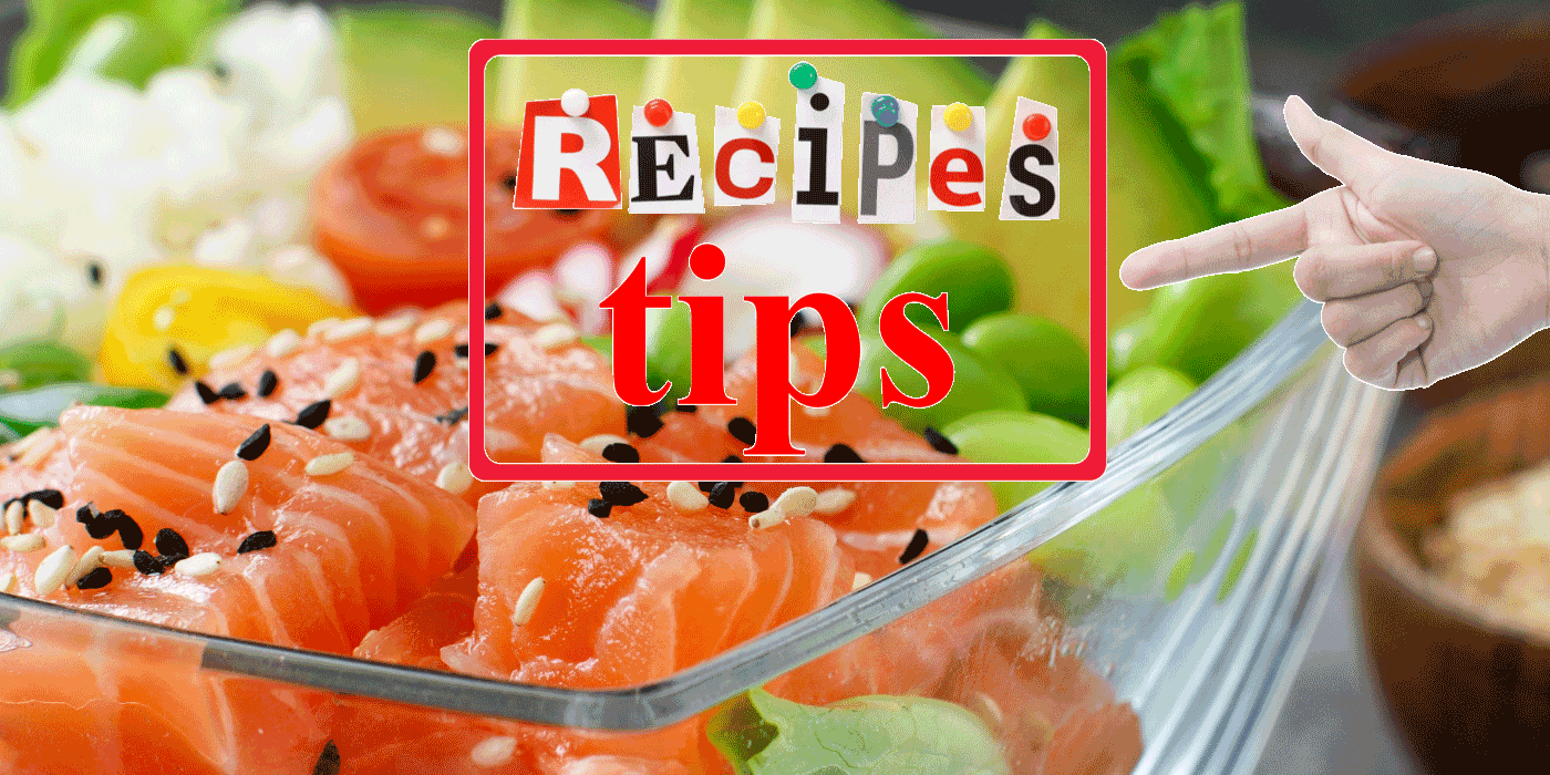 salmon rice bowl