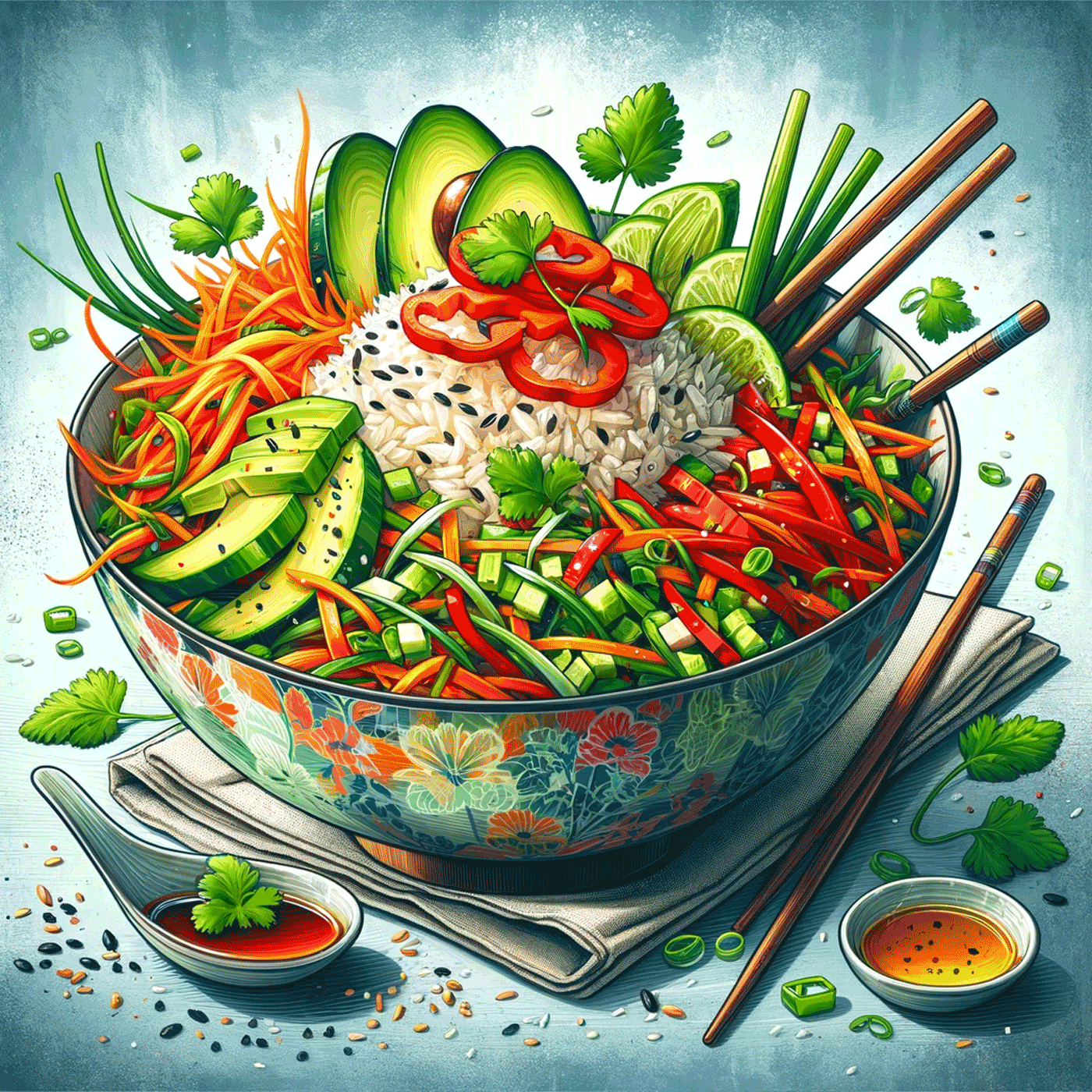 Asian Rice Salad A Flavorful Fusion Recipe