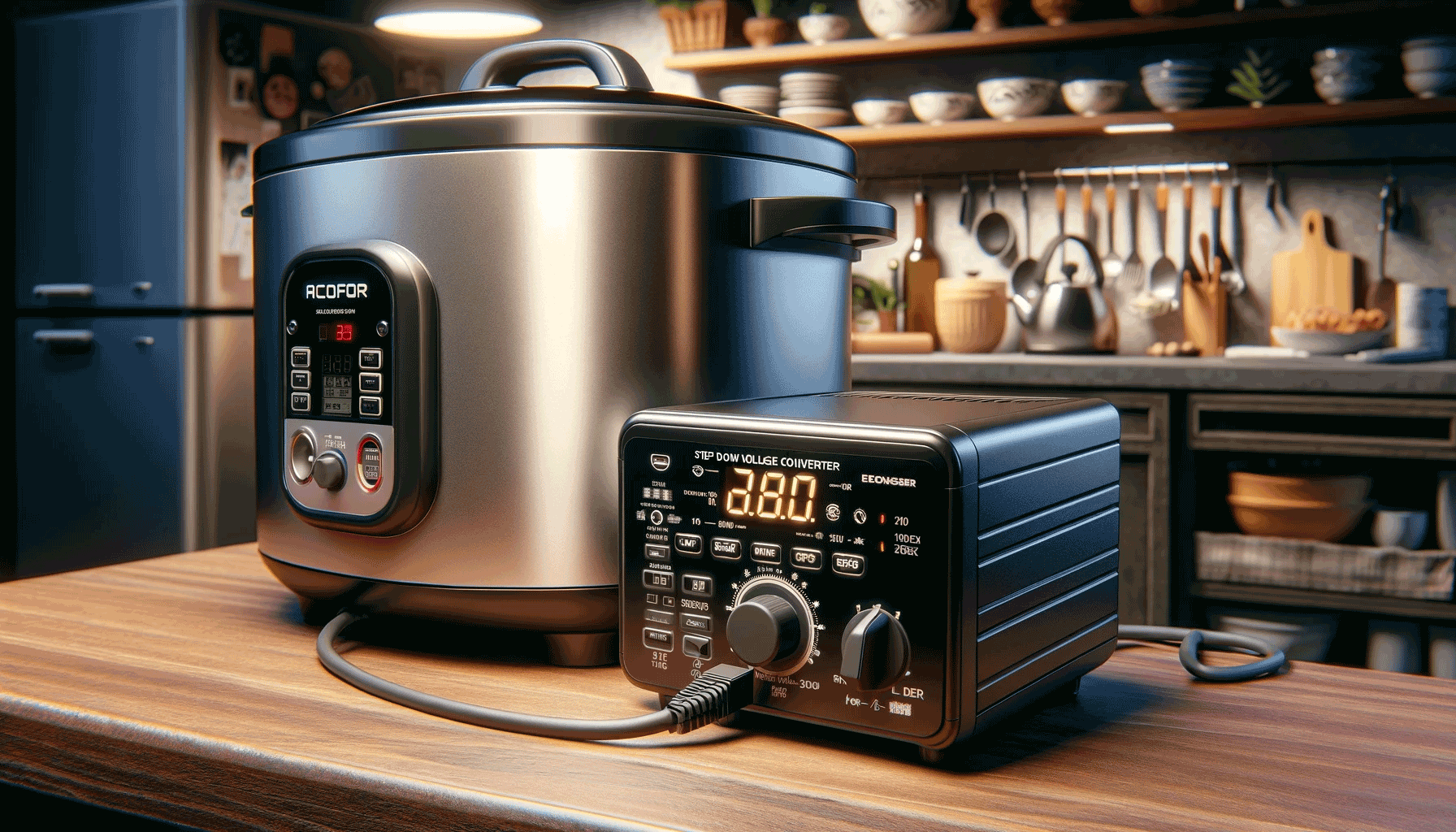 do i need a step down converter for japanese rice cooker in use