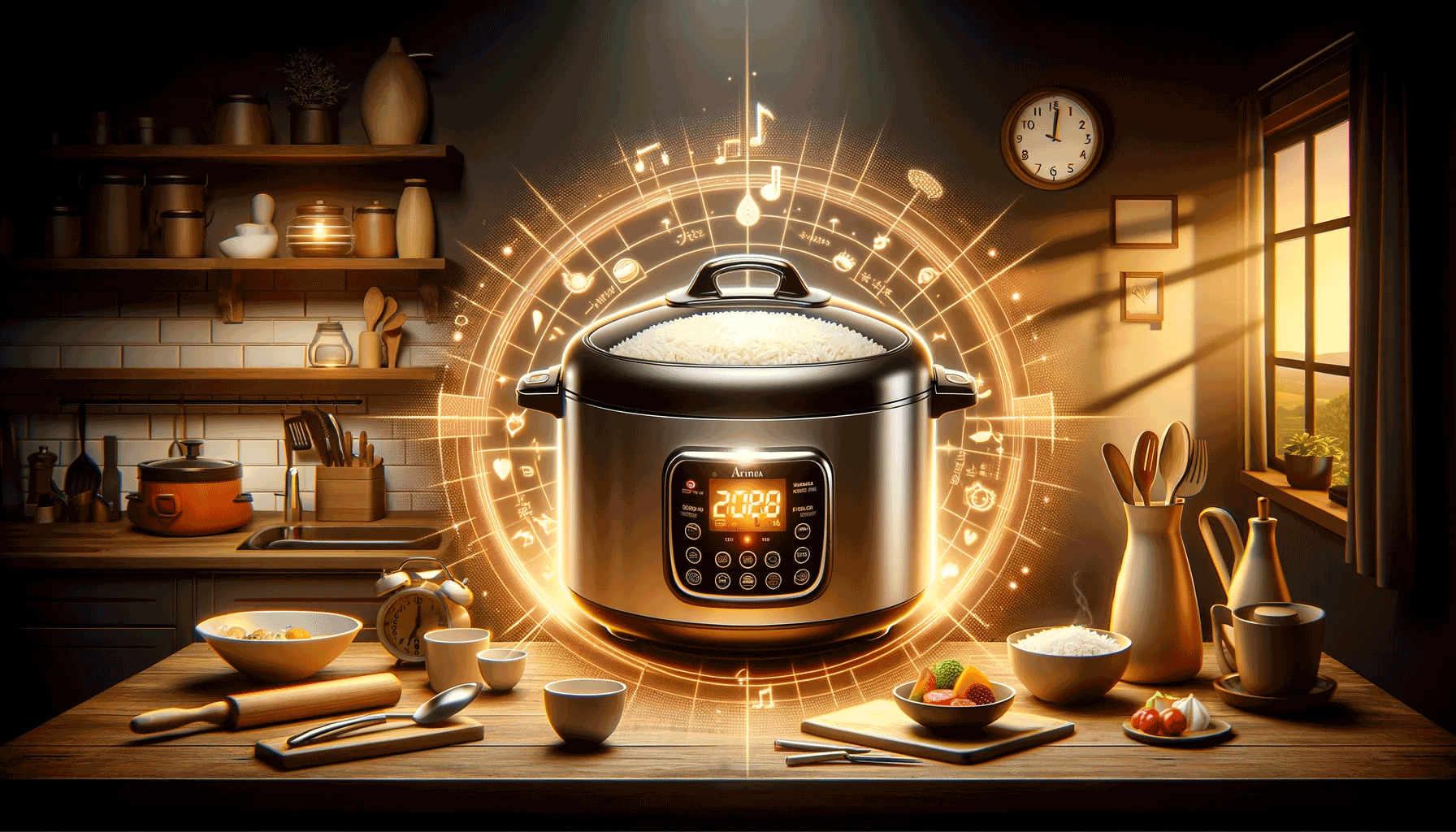 how long can aroma cooker keep rice warm