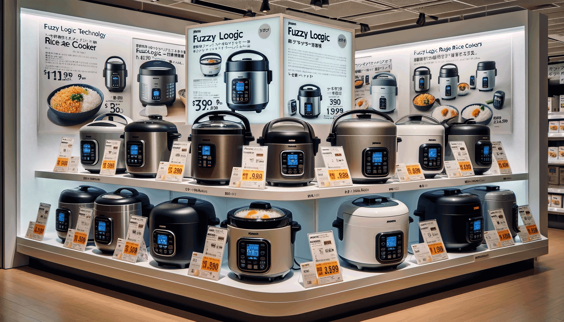 how much do fuzzy logic rice cookers cost