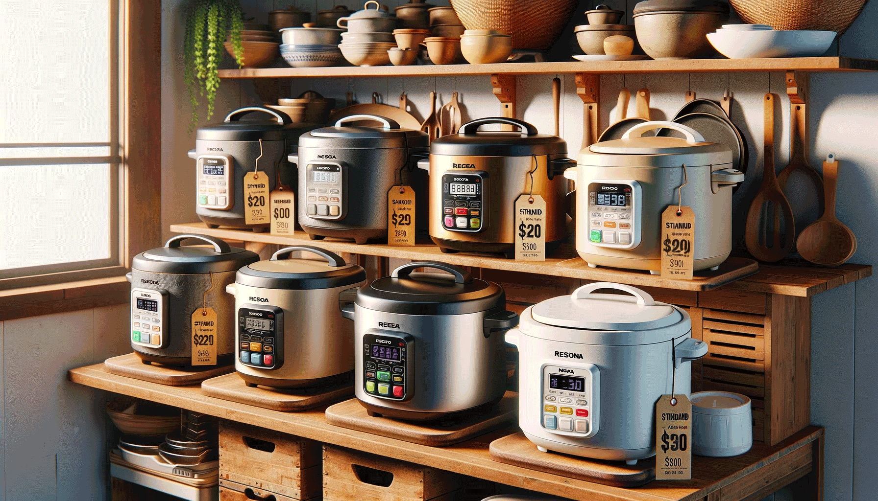 how much do standard rice cookers cost