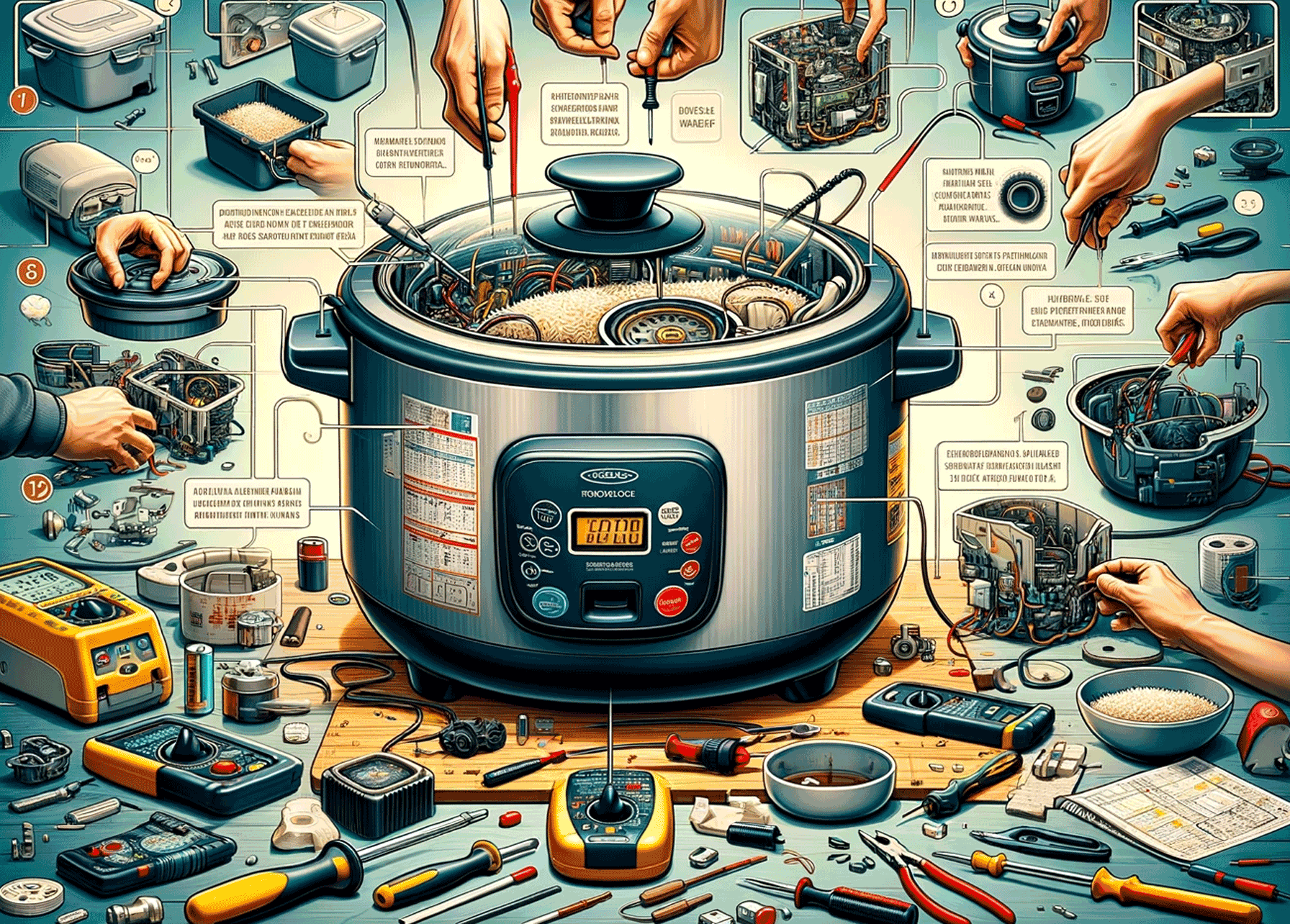 how to fix japanese rice cooker
