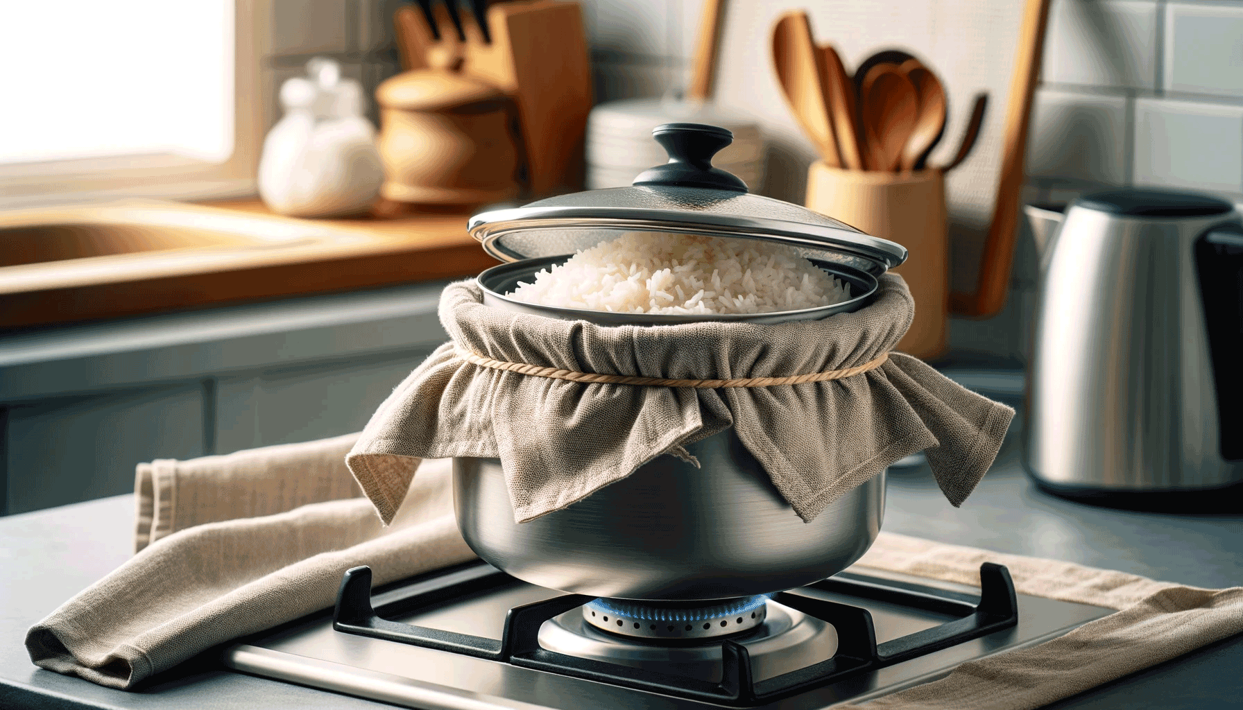 how to keep rice warm without a rice cooker