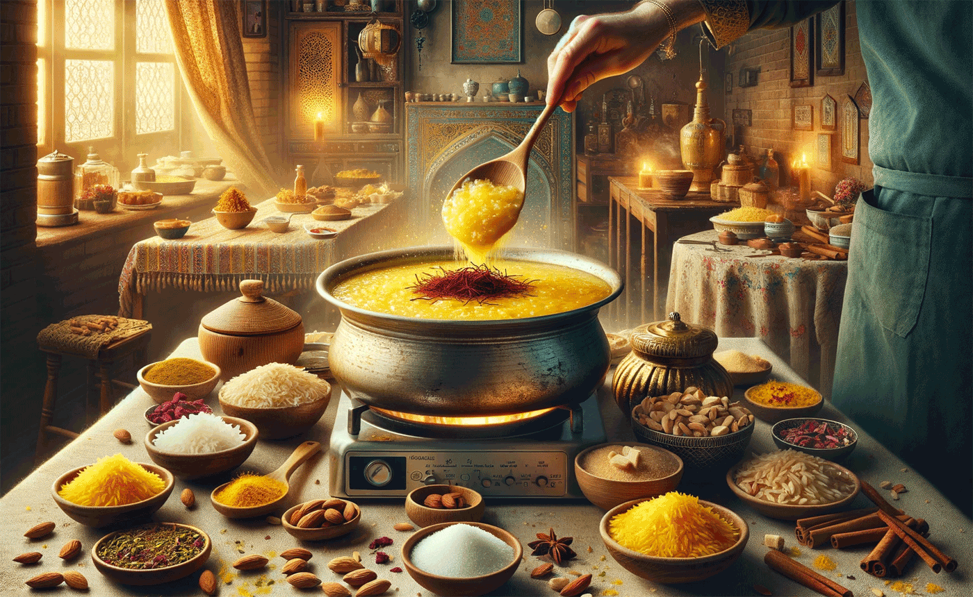 how to make sholeh zard