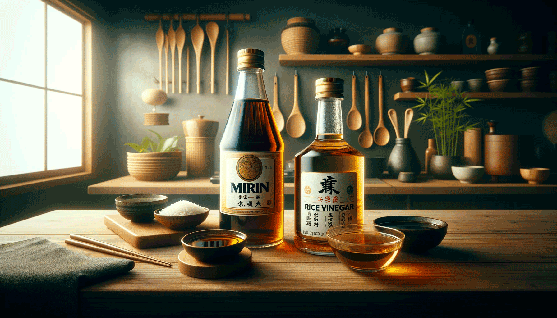 is mirin the same as rice vinegar