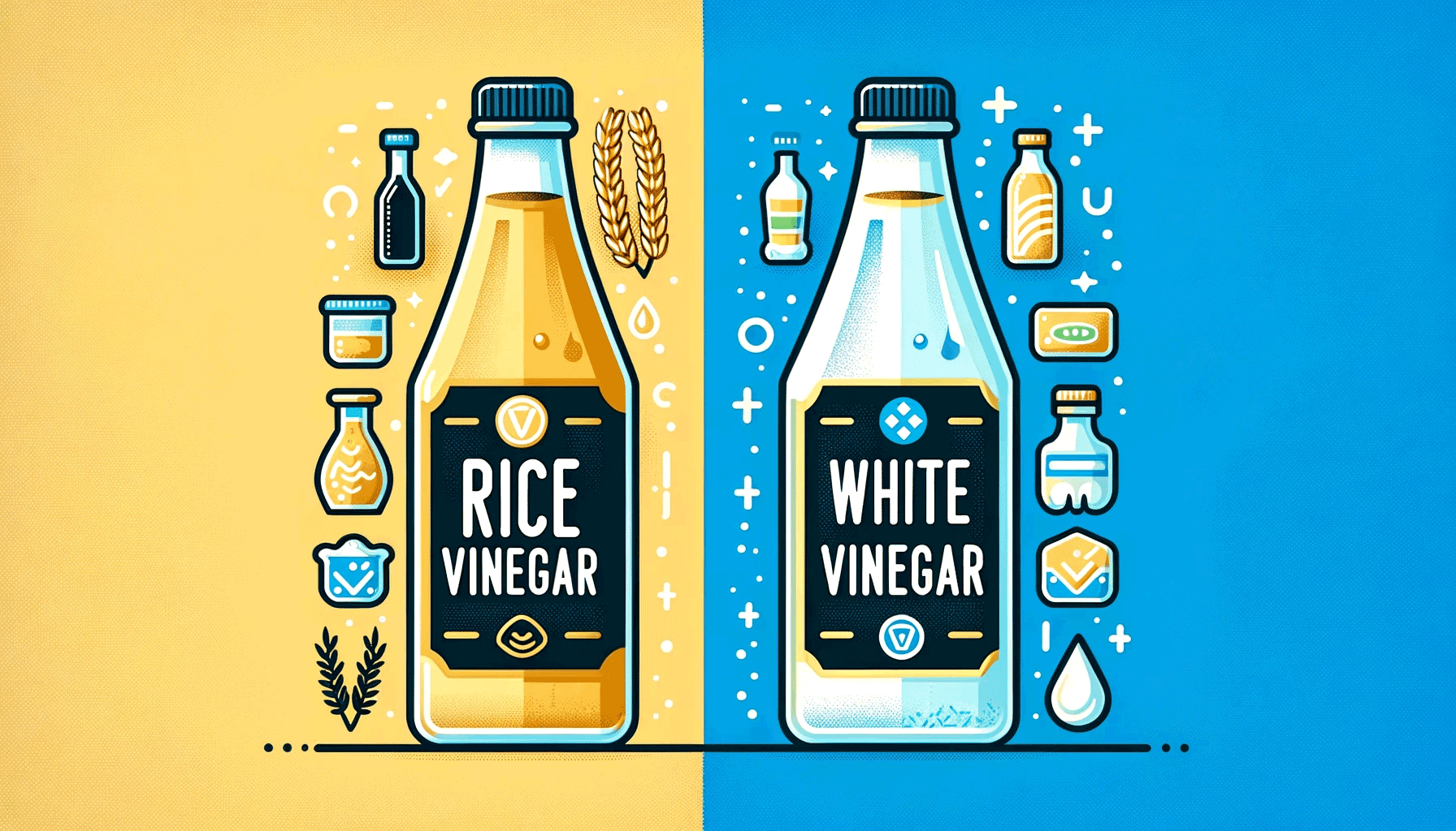 is rice vinegar the same as white vinegar