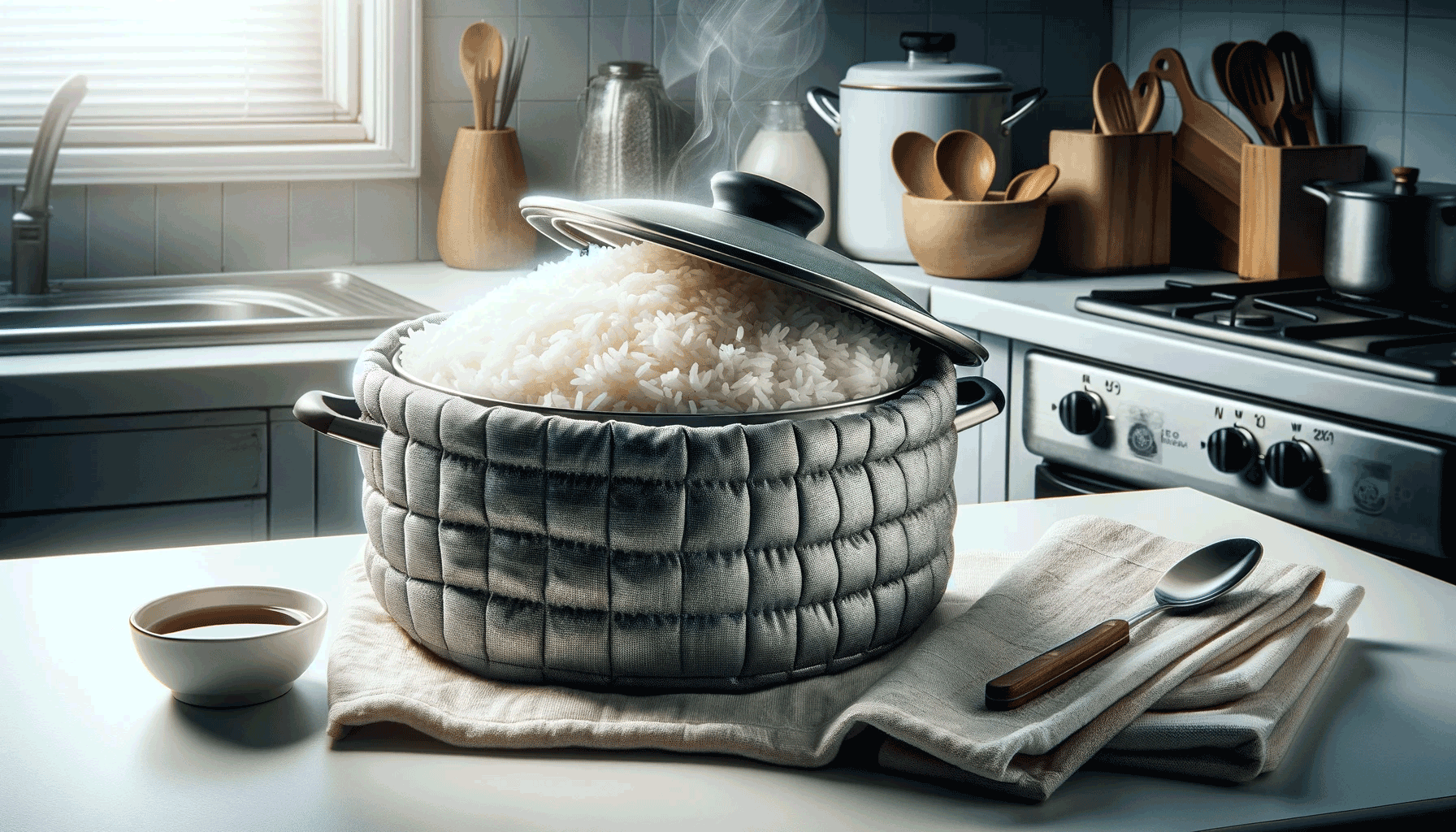 keep rice warm