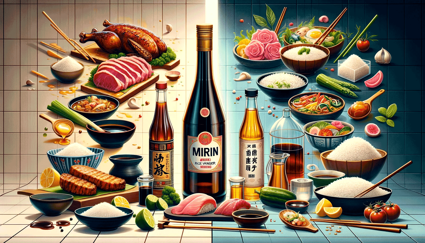 mirin vs rice vinegar