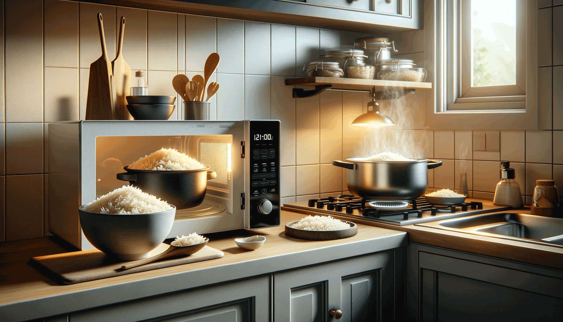 reheating rice after it has been cooked