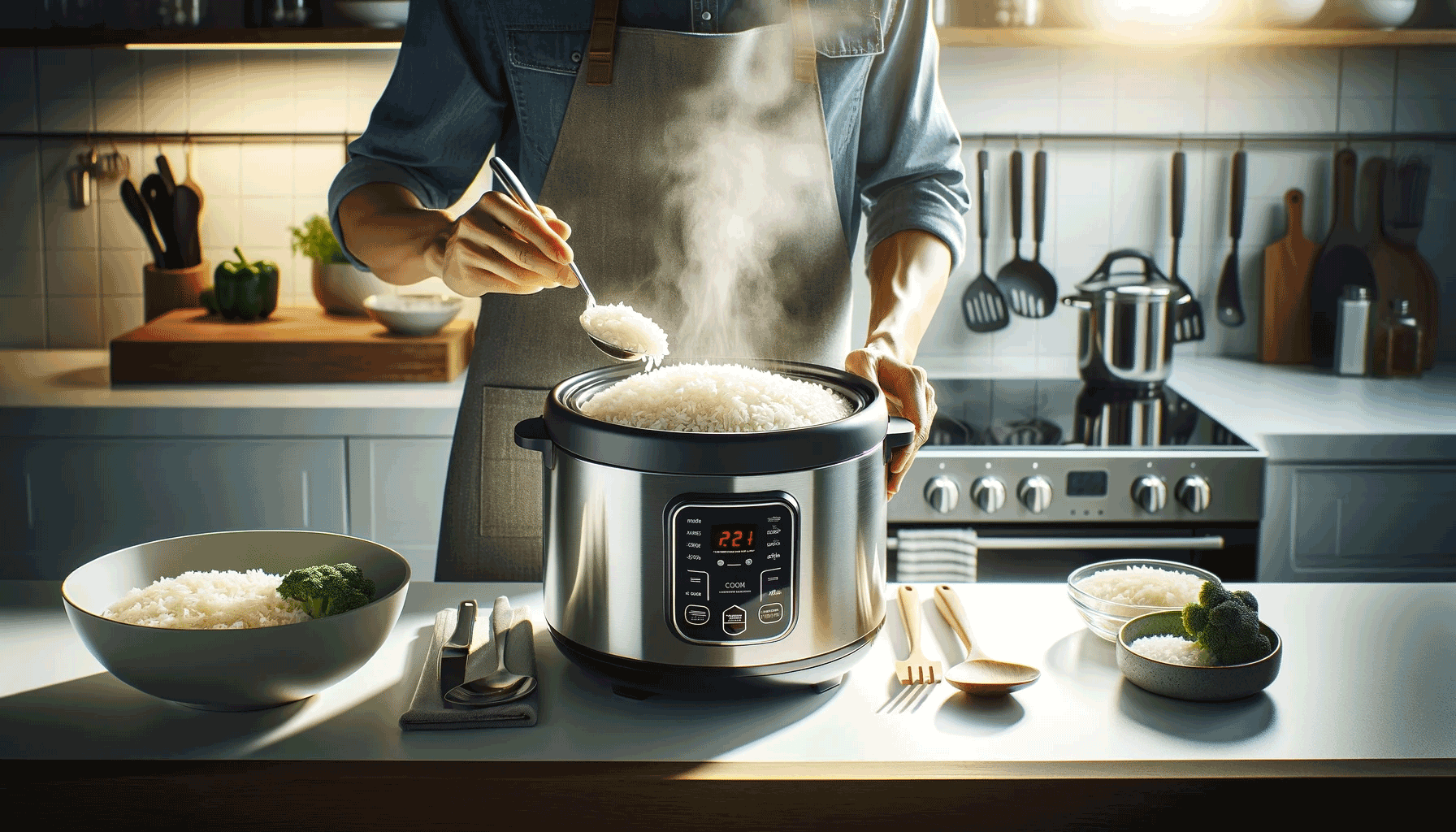 reheating rice in a rice cooker
