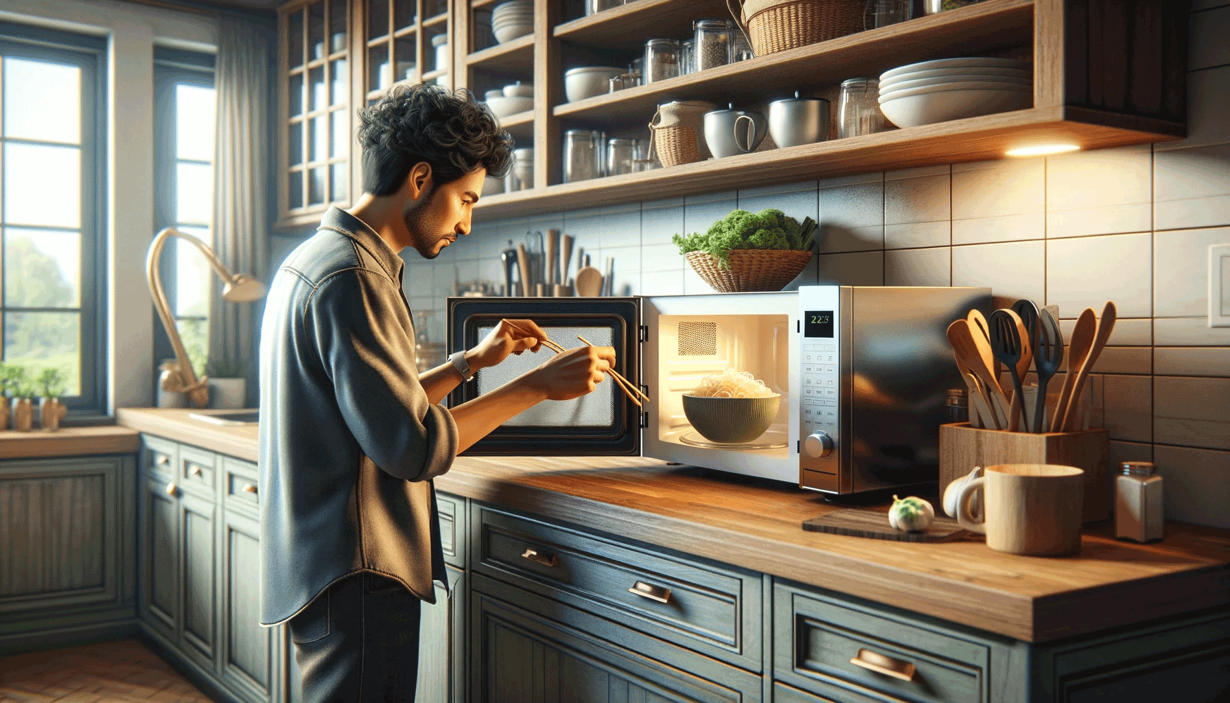 Microwave Magic Reheating Rice Noodles In Microwave