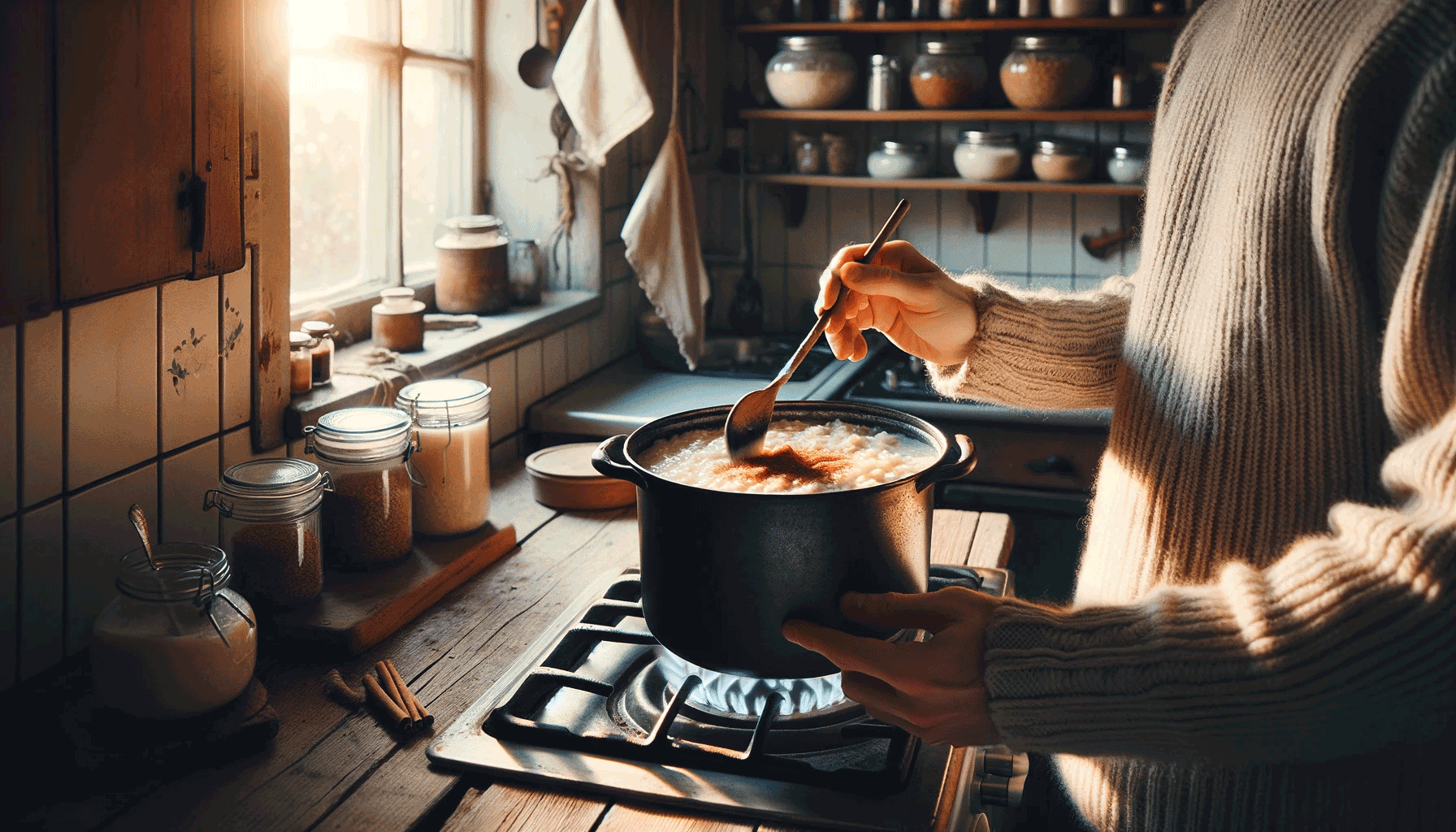 reheating rice pudding