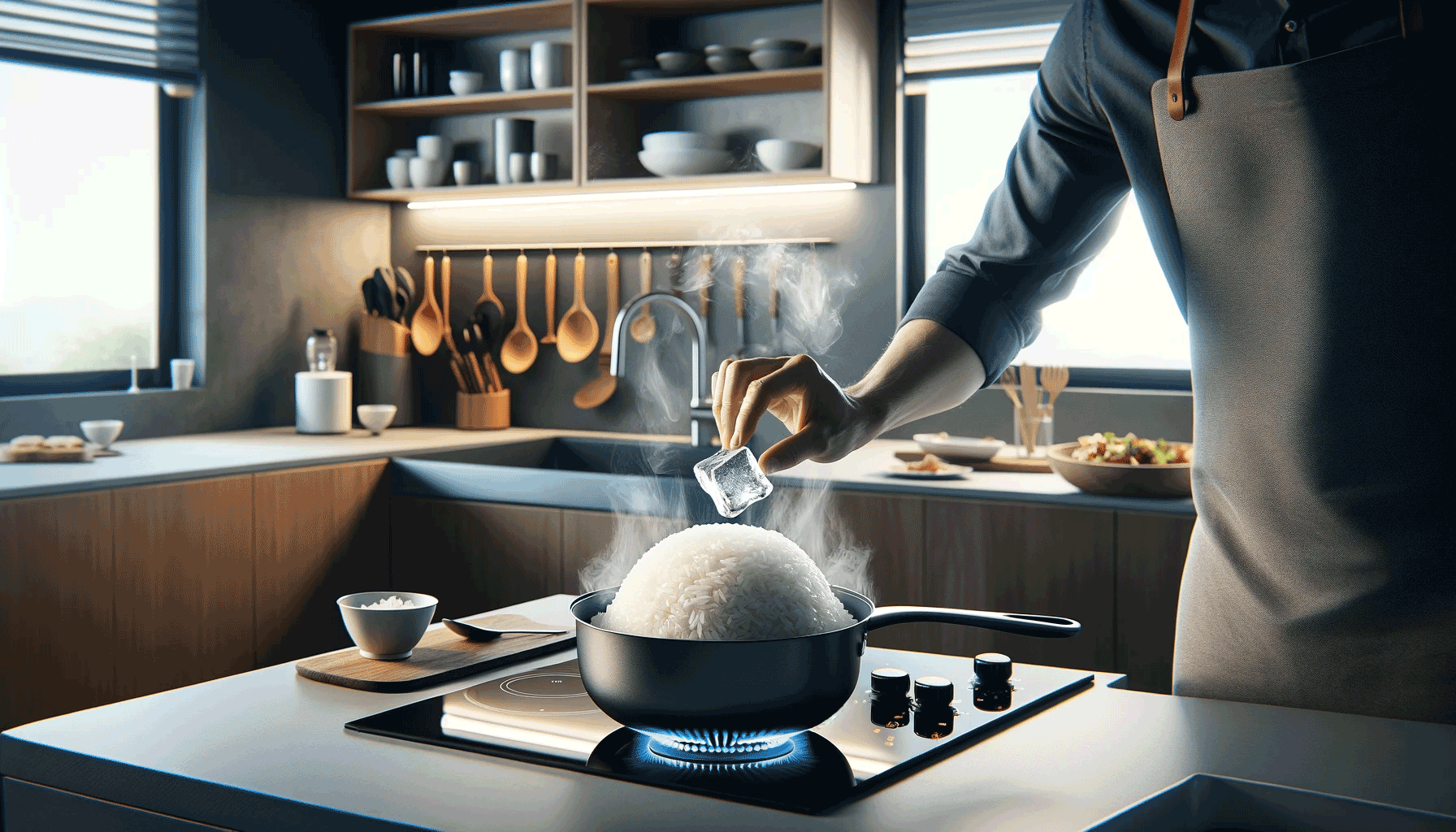 Reheating Rice with Ice Cube A Unique Approach to Reviving Rice