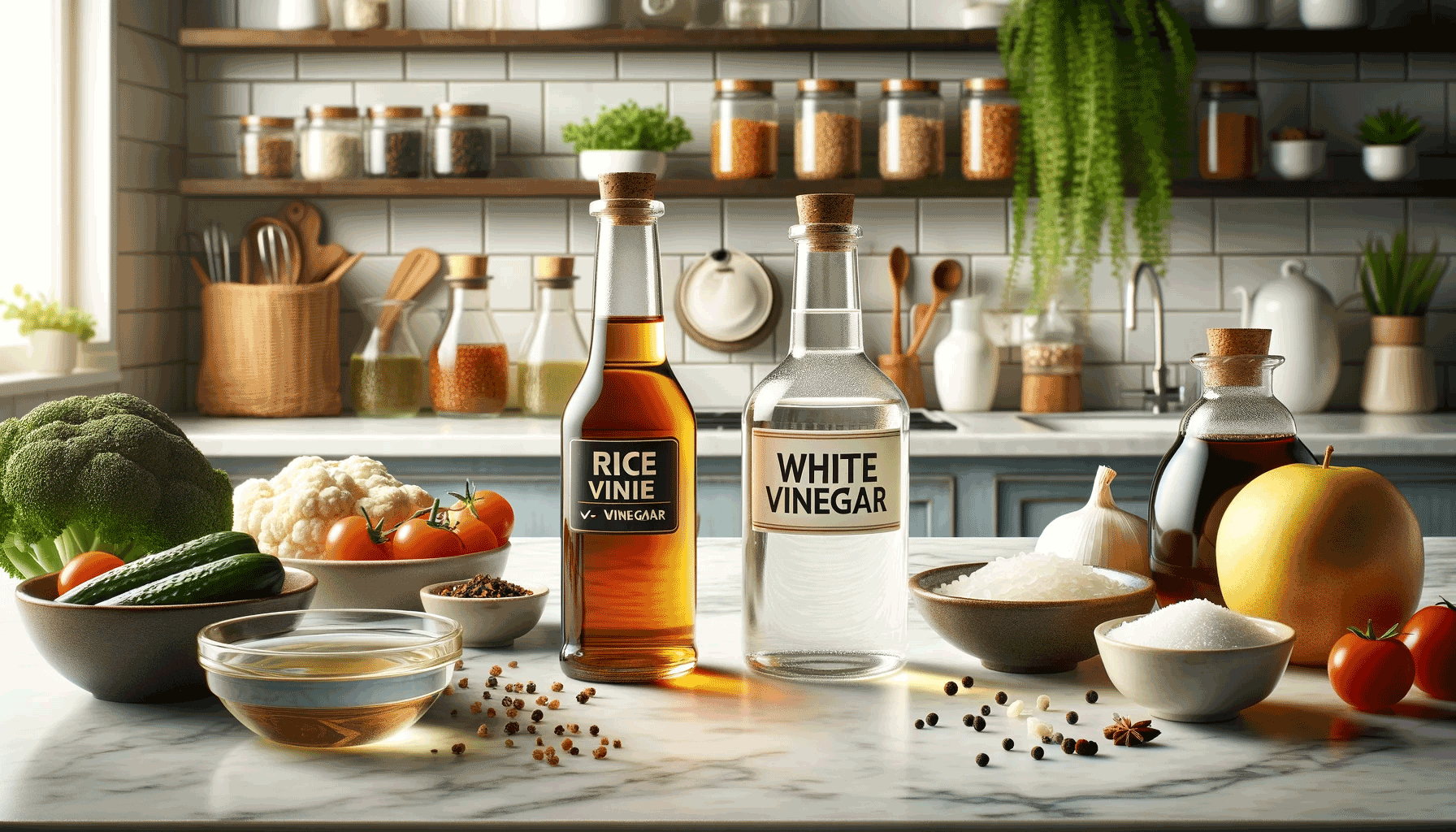 rice vinegar vs white vinegar