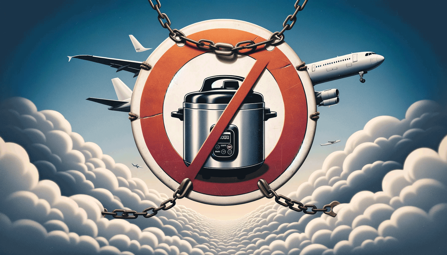 why pressure rice cookers aren't safe for flight