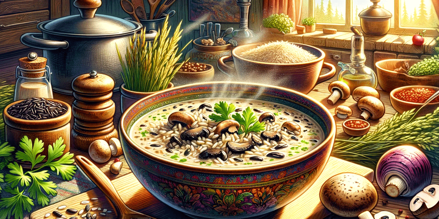 wild rice and mushroom soup recipe