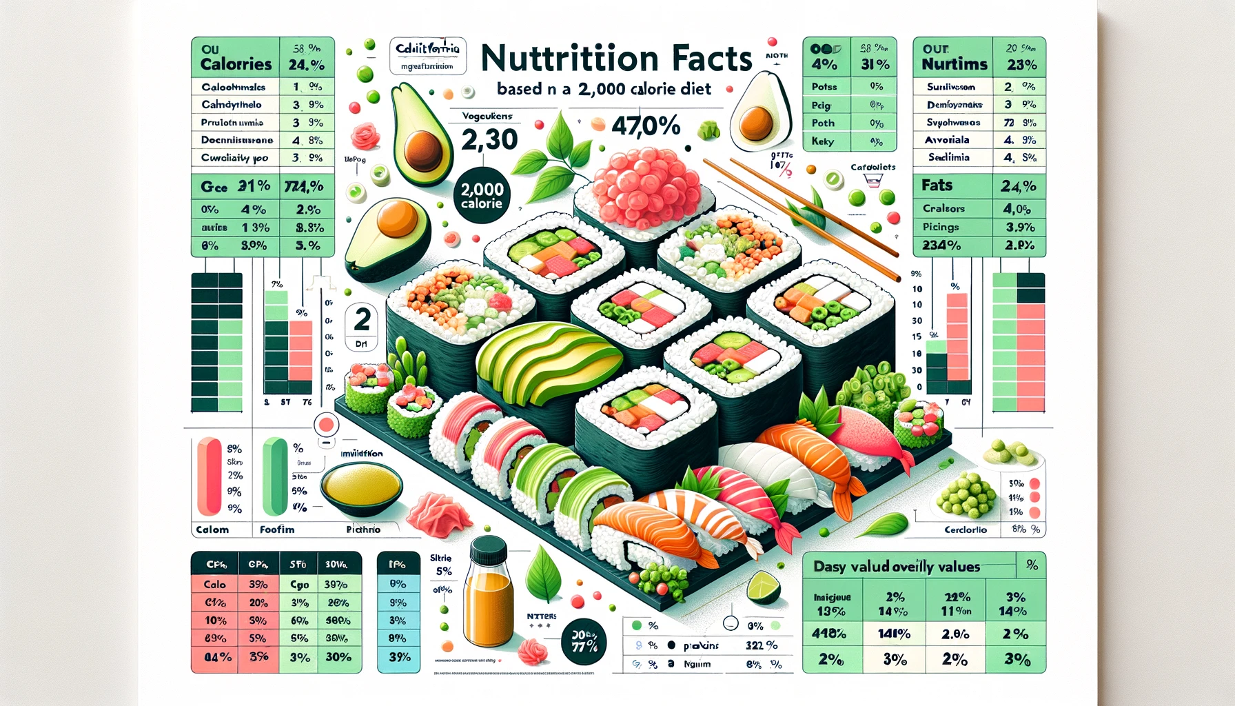 california roll nutrition facts