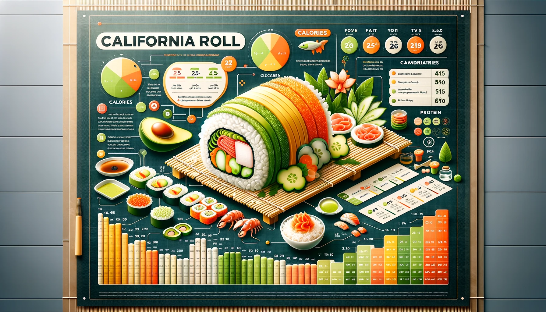 california roll nutrition