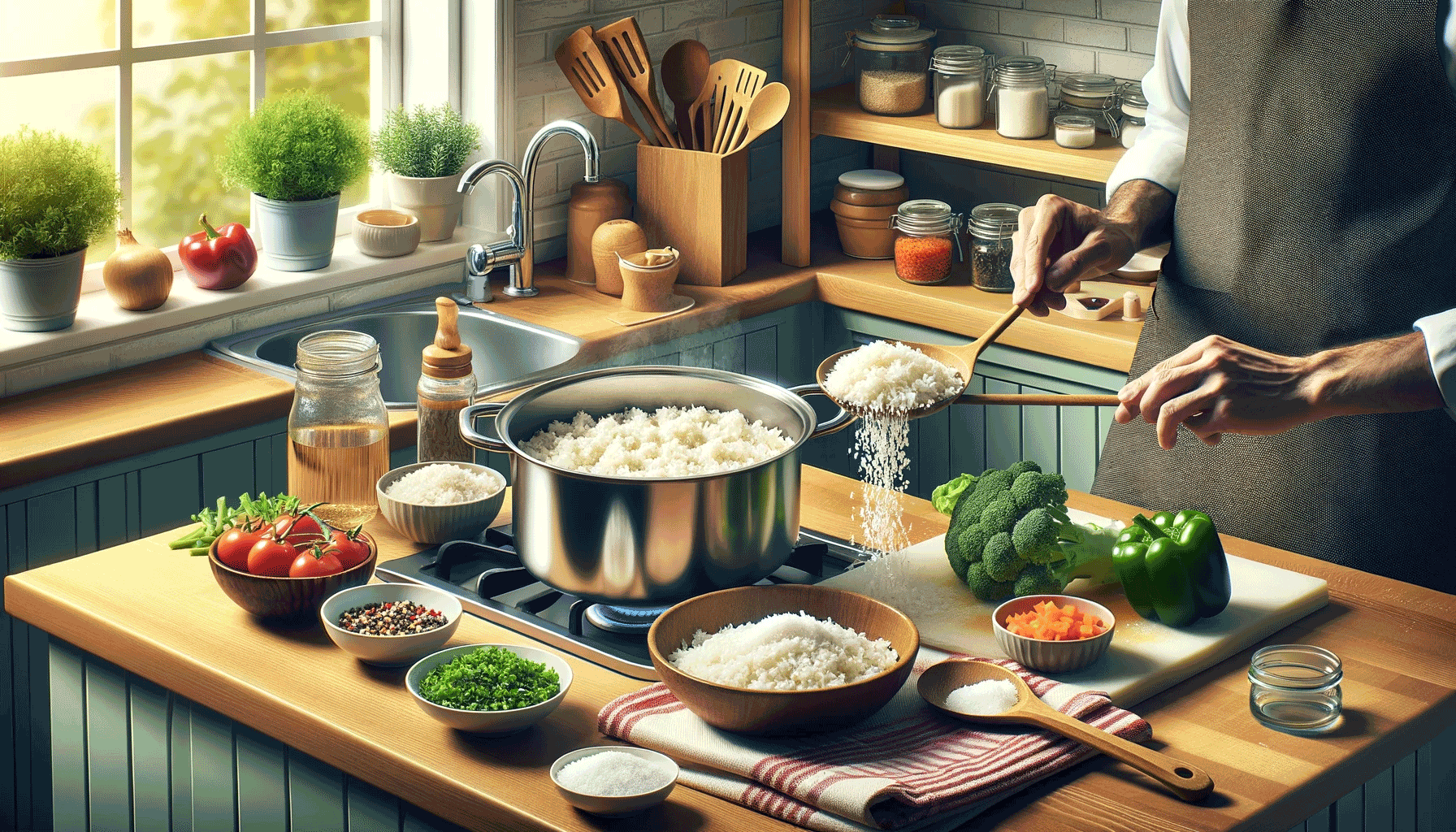fix salty rice