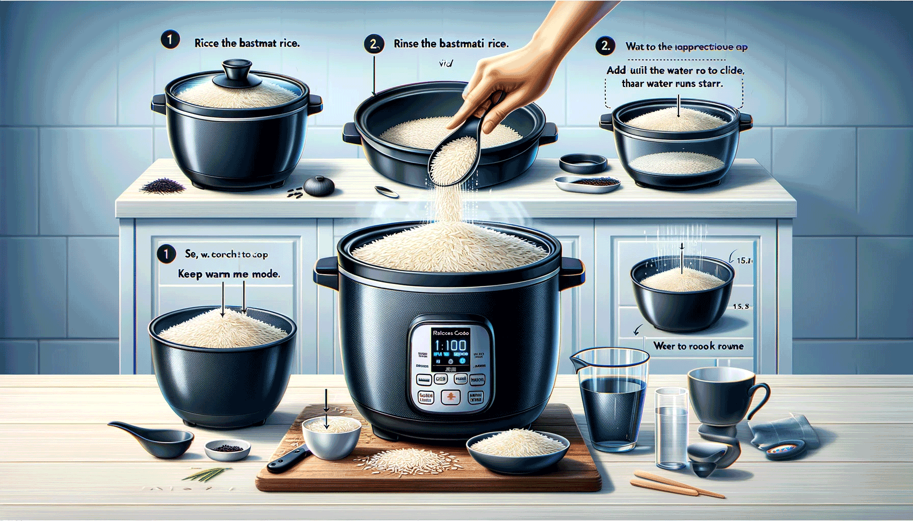 how do i cook basmati rice in a black and decker rice cooker