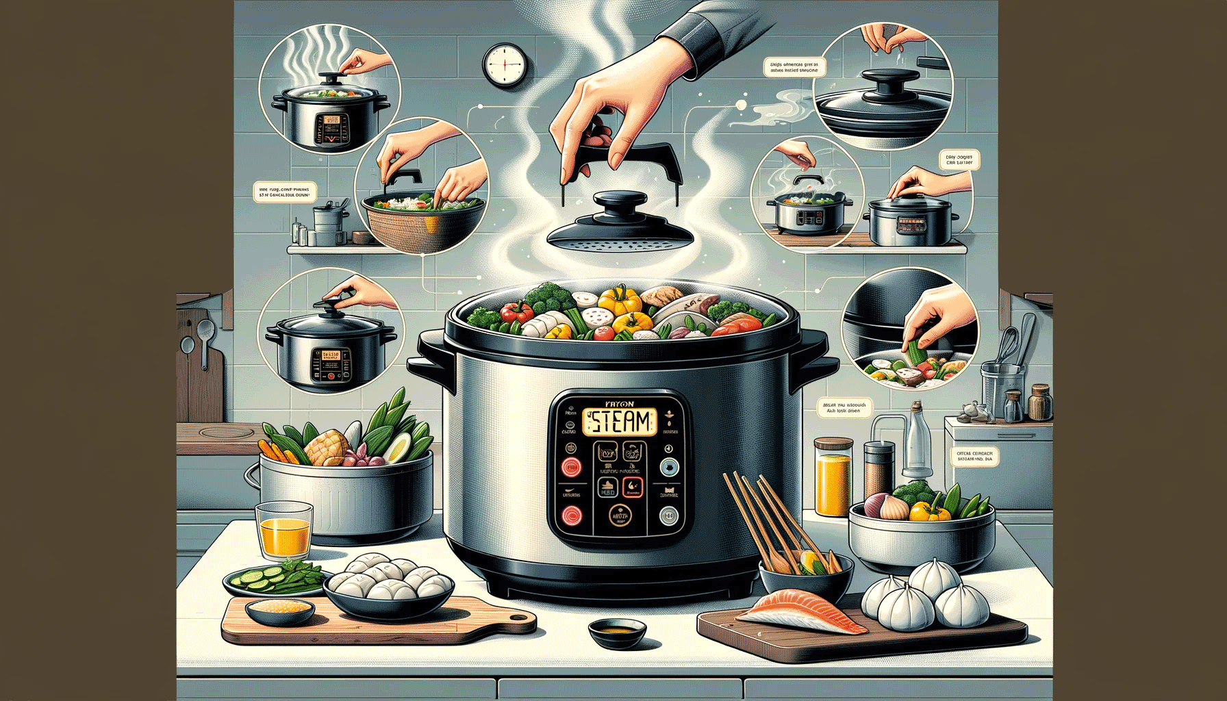 how do you use a tiger rice cooker in steam