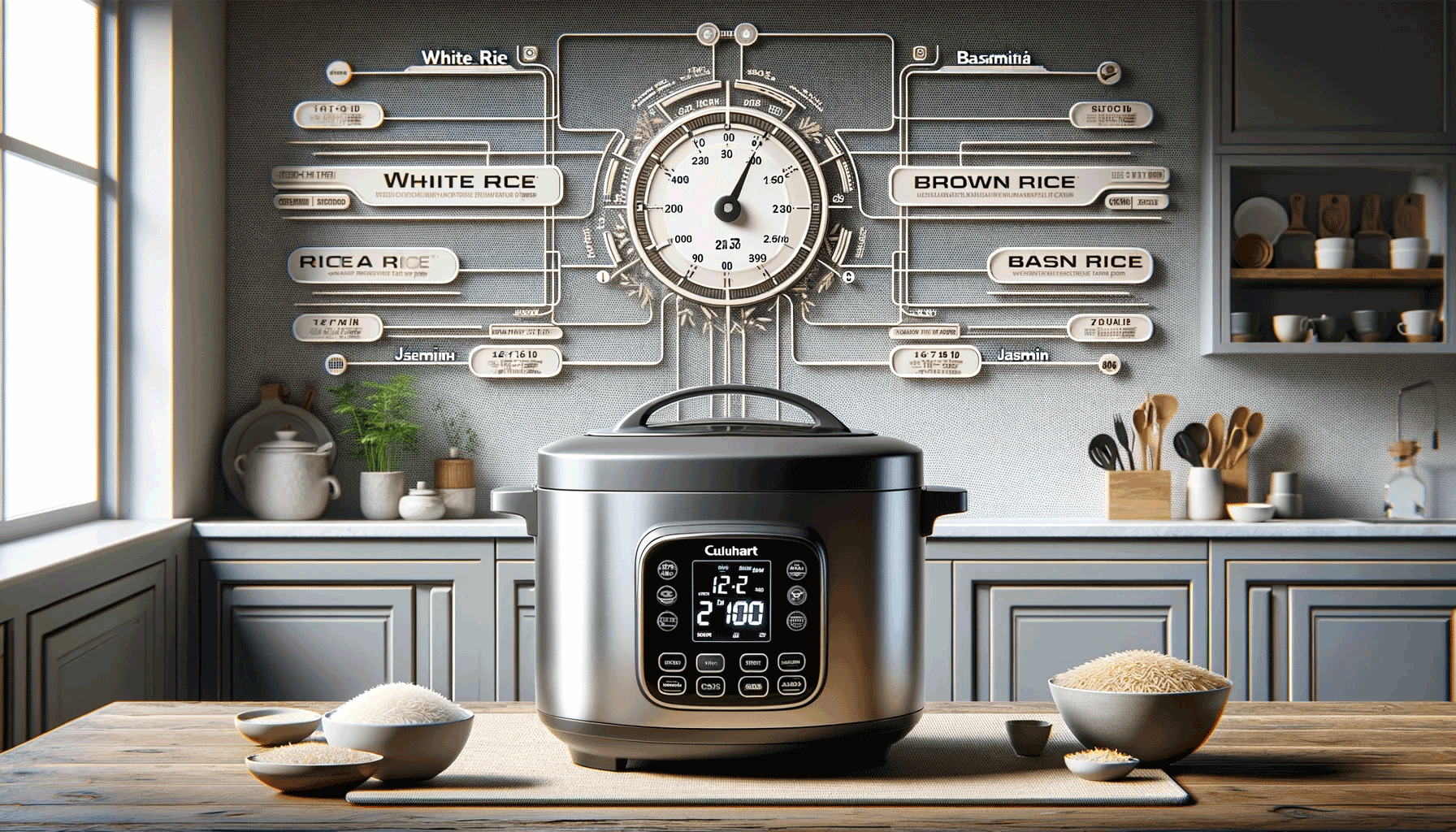 How Long Do We Let The Rice On The Cuisinart Rice Cooker?