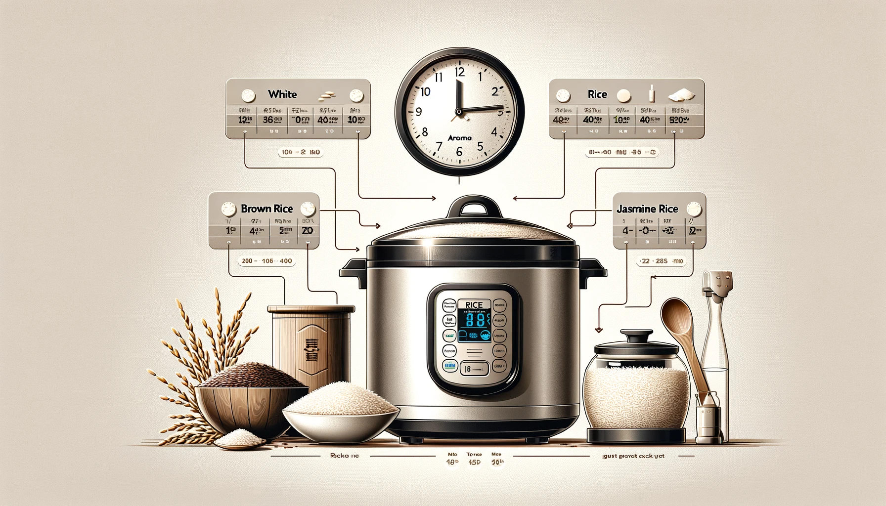 how long does aroma rice cooker take