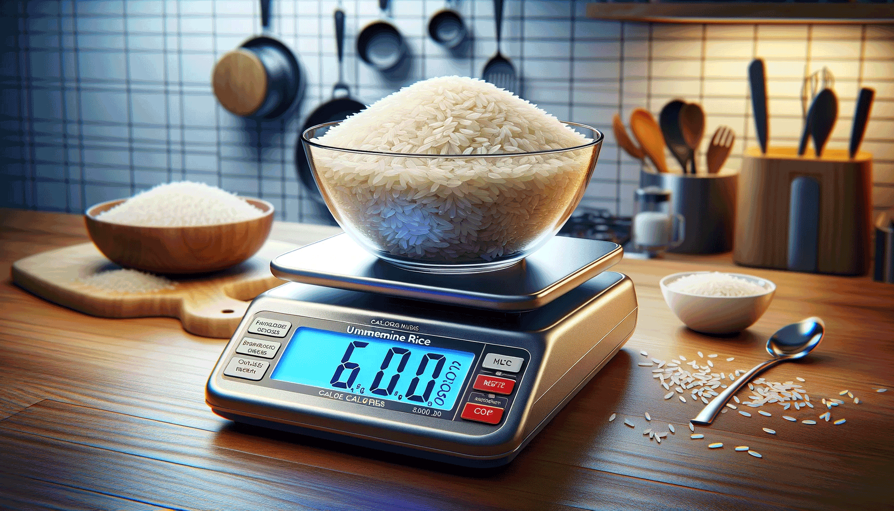 how many calories in one cup of uncooked jasmine rice