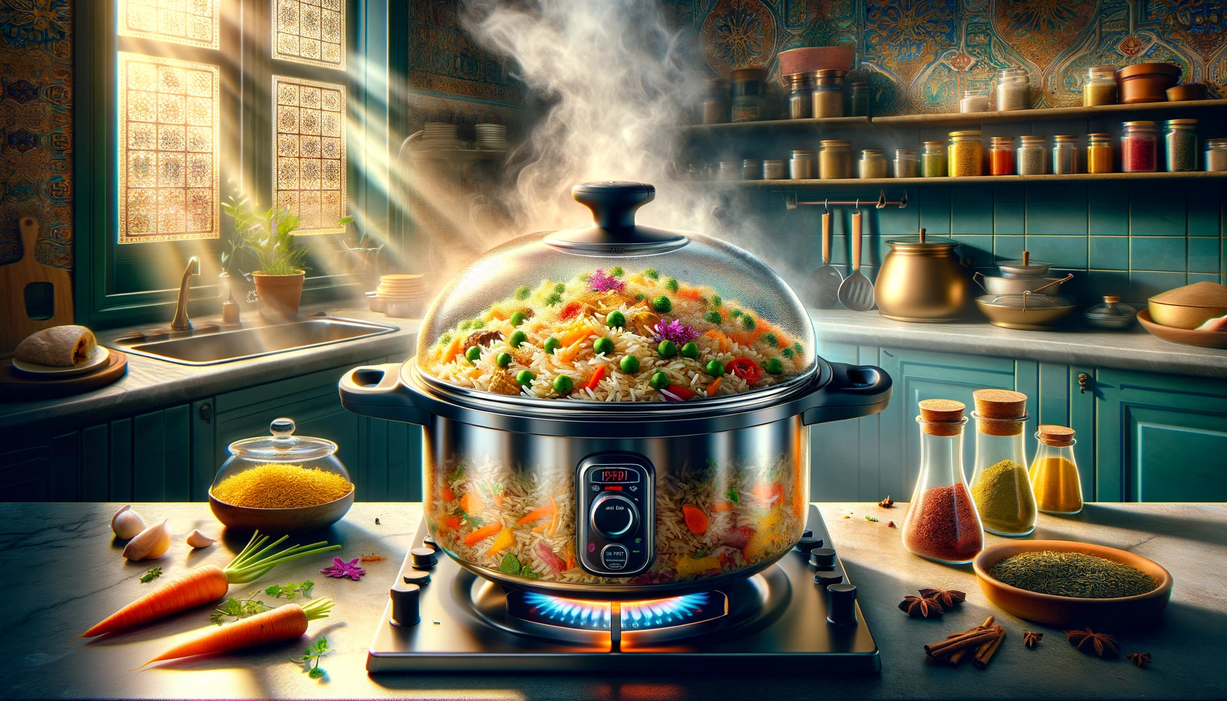 How Many Whistles For Biryani Rice In Pressure Cooker?