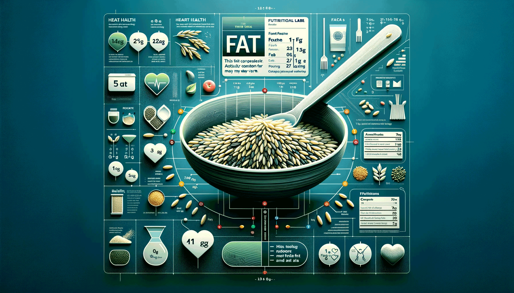 how much fat is in wild rice