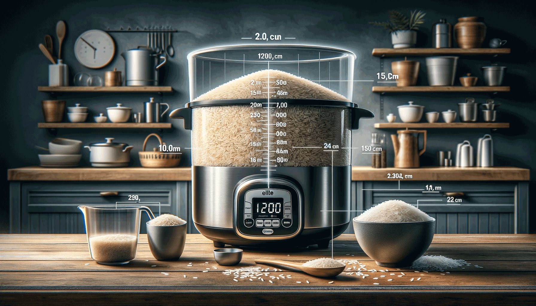 How Much Rice Fits In An Elite Rice Cooker Cup?