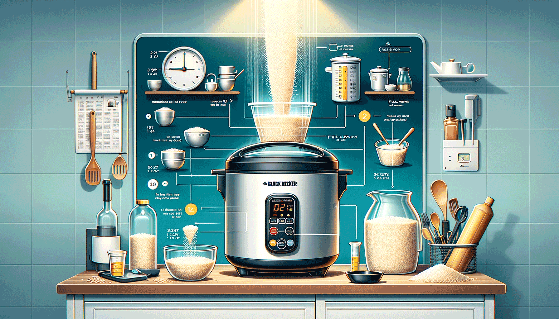 How Much Rice To Put In Black And Decker Rice Cooker?