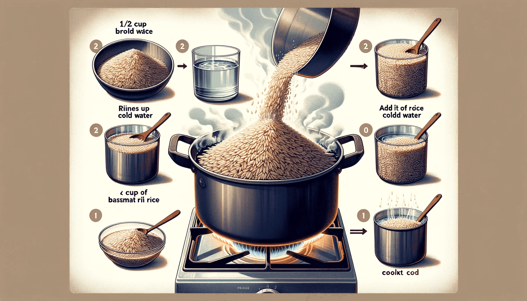 How To Cook 1/2 Cup a Brown Basmati Rice?