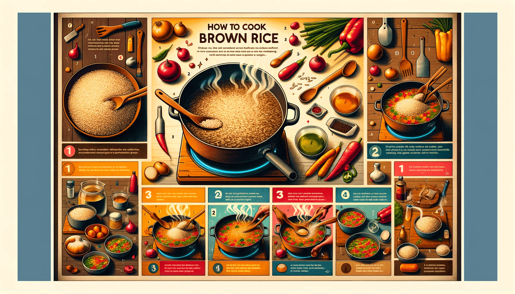 how to cook brown rice for soup