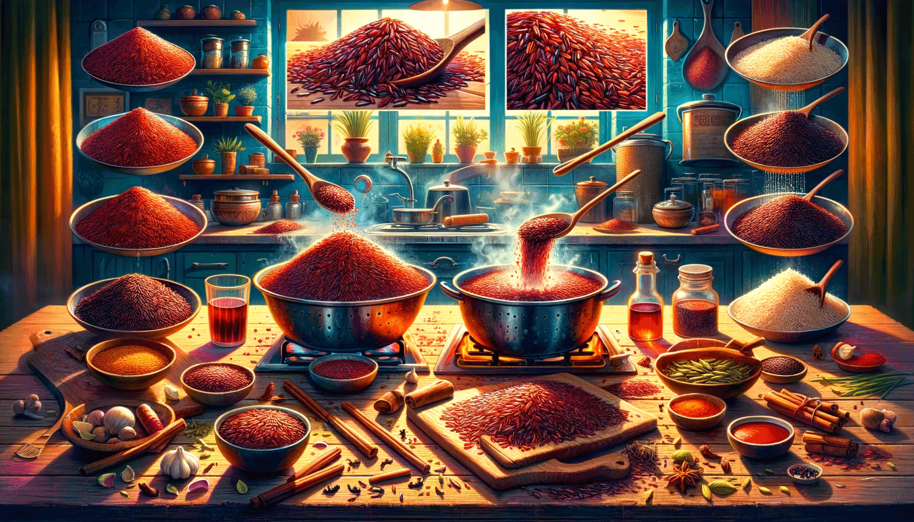 how to cook indian red rice