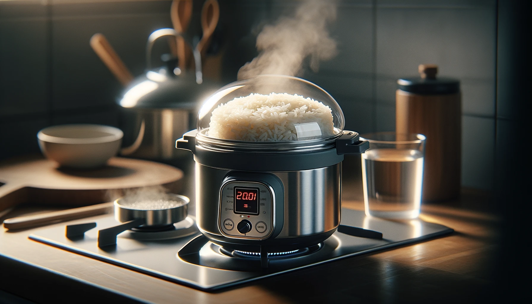 how to cook small quantity of rice in pressure cooker