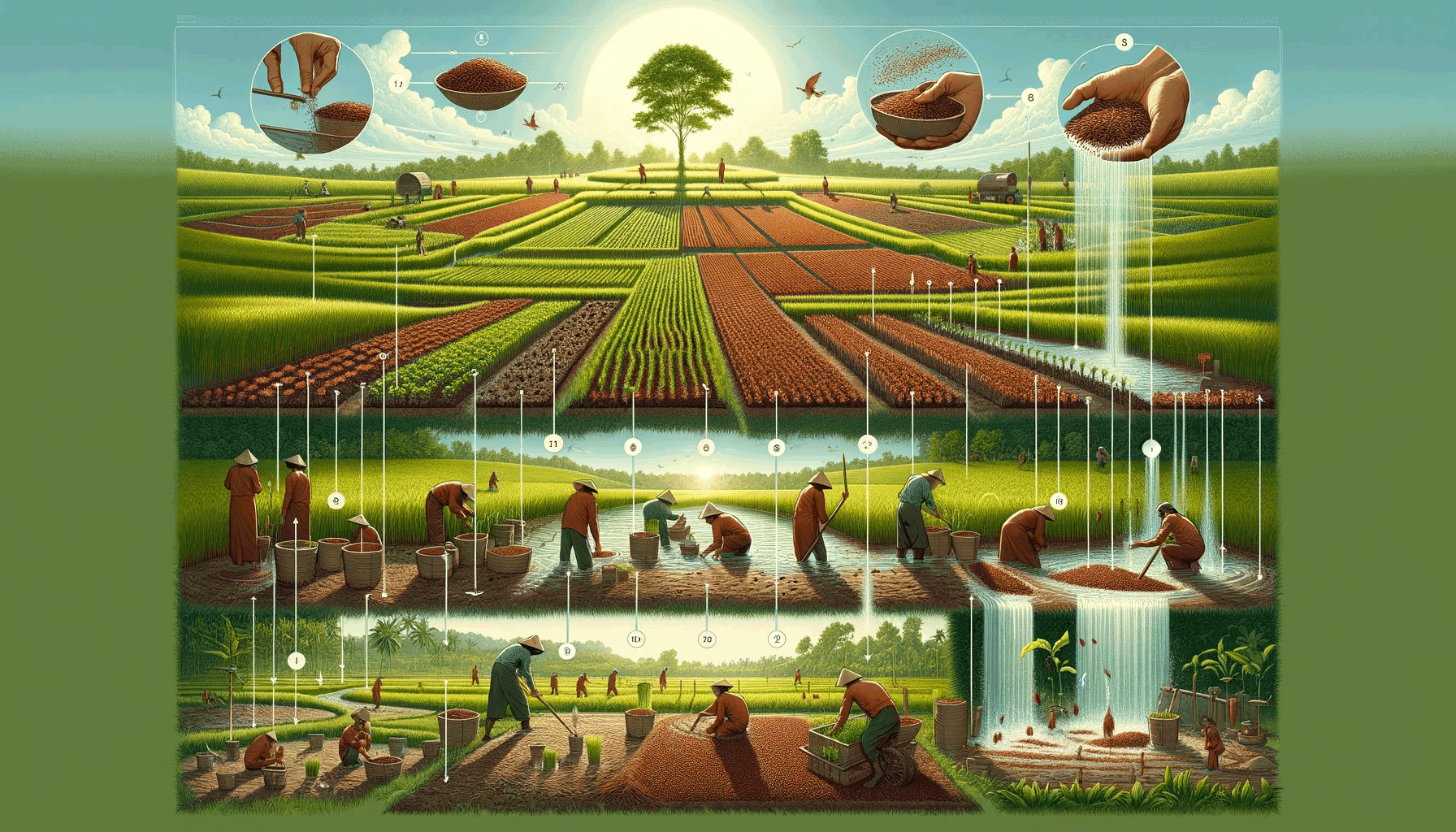 how to grow red rice