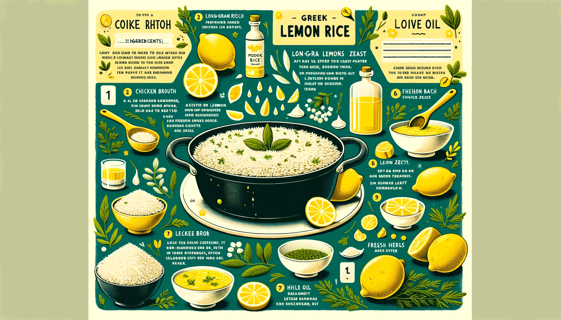 how to make greek lemon rice