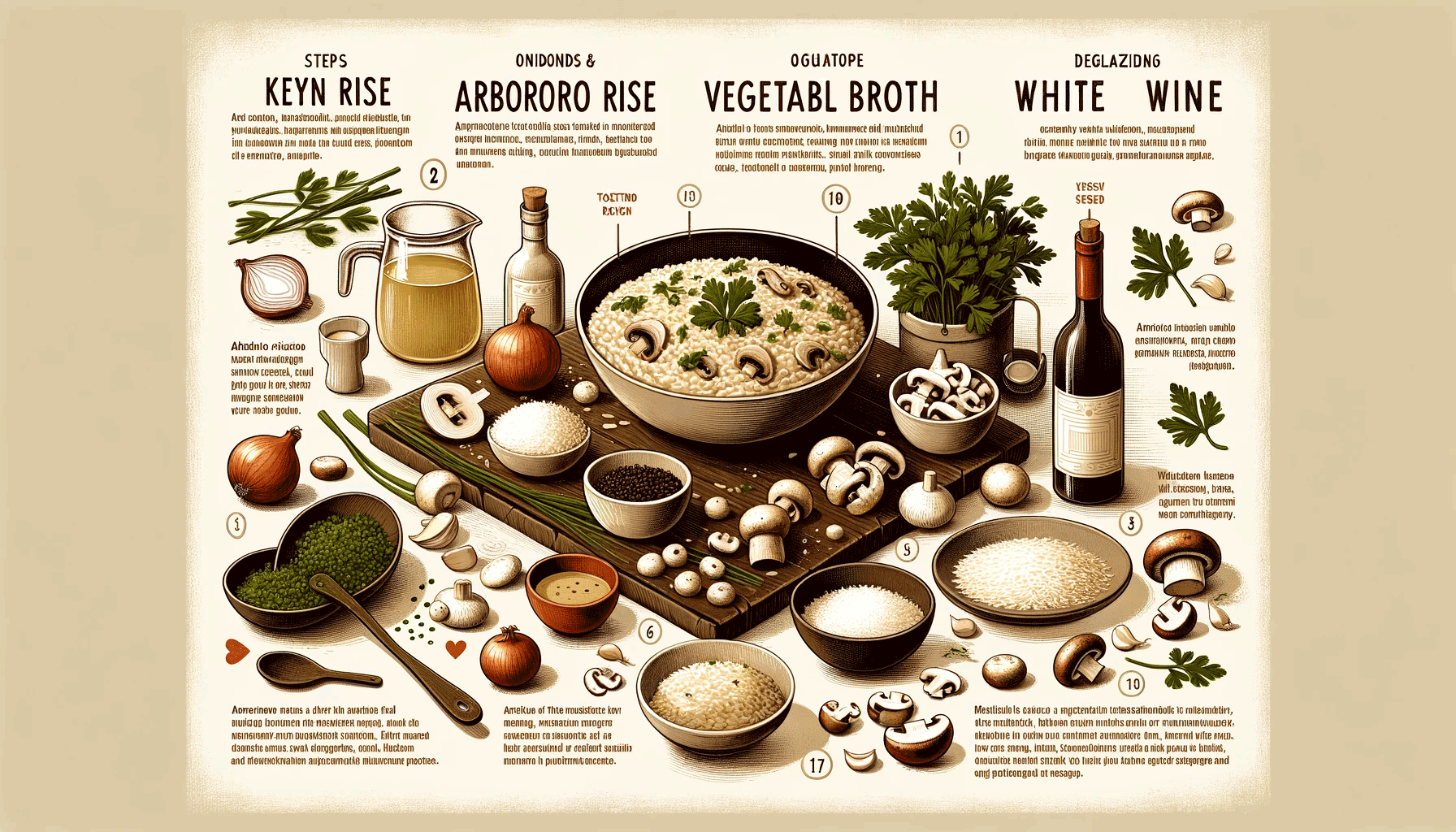 how to make mushroom risotto