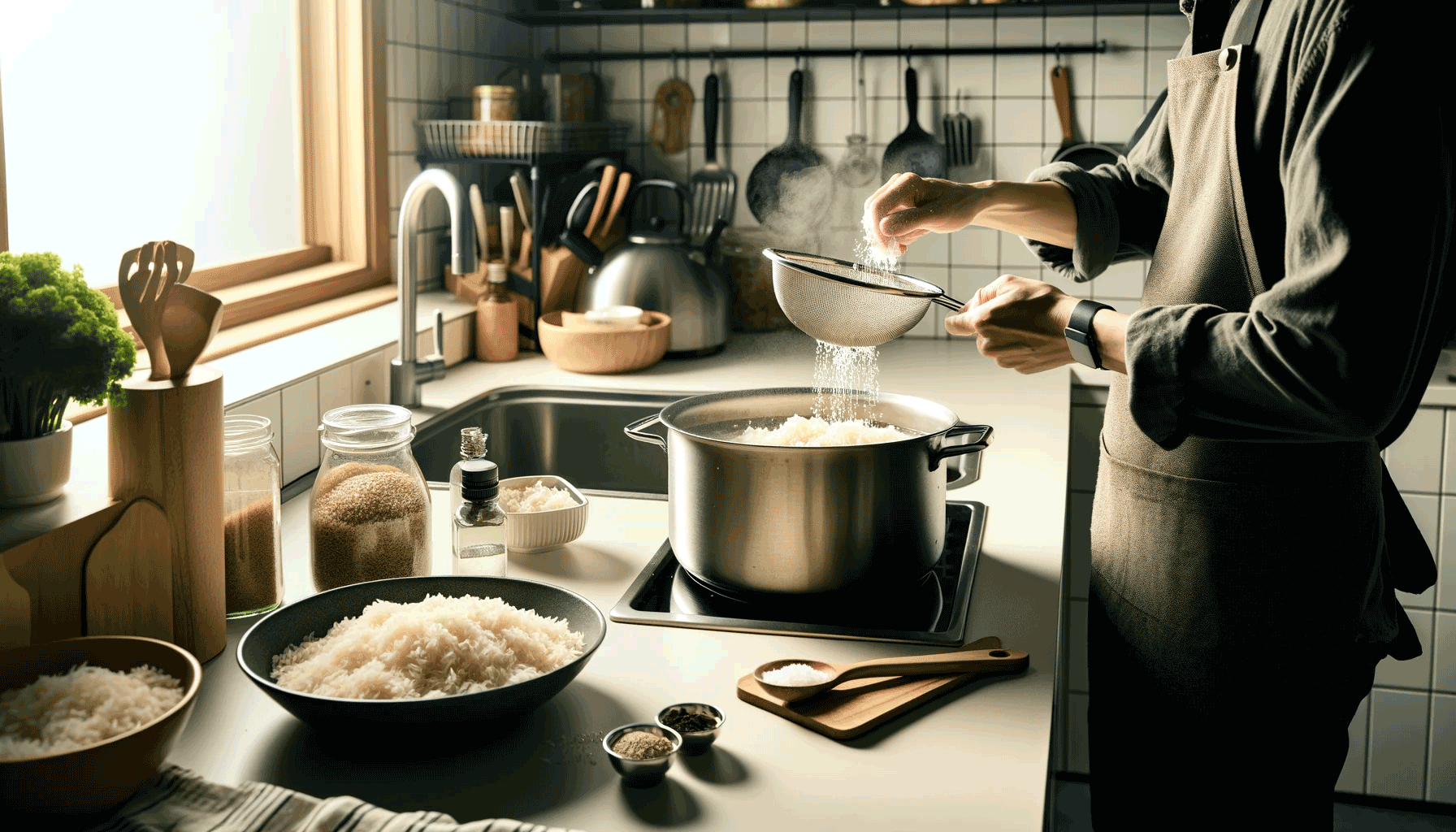 how to make salty rice less salty