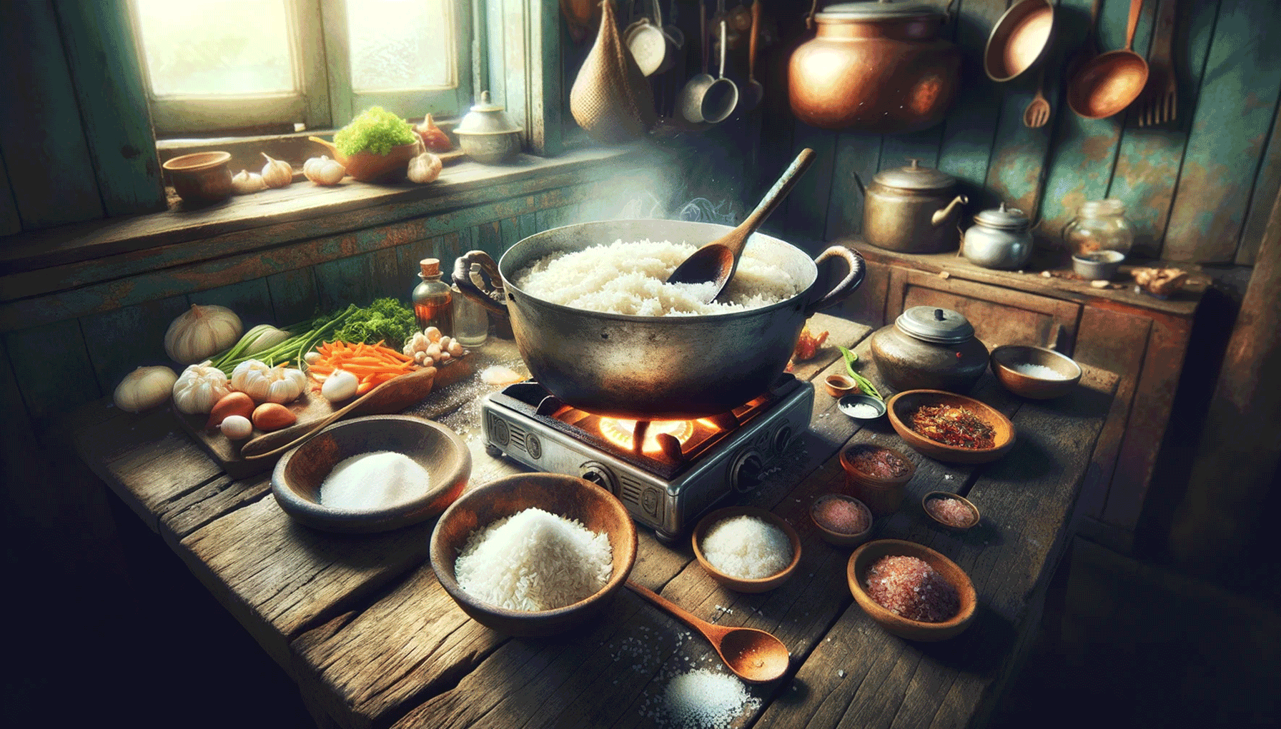 how to make salty rice