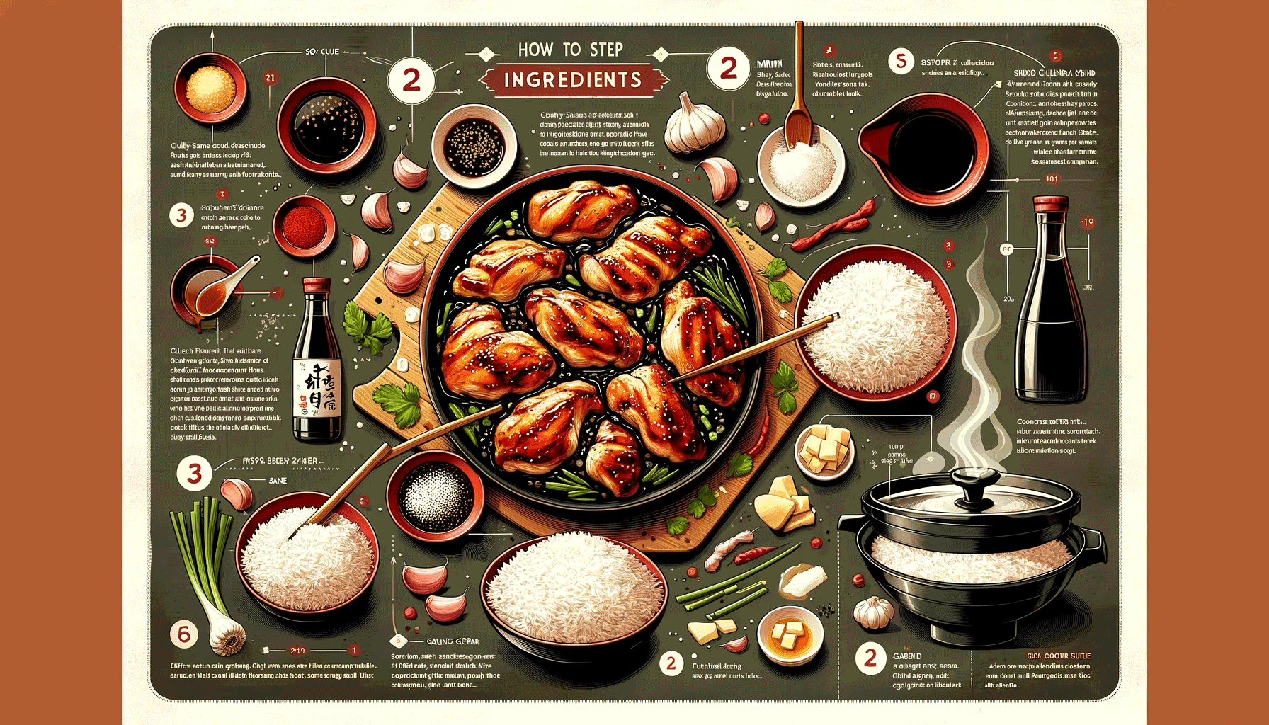 how to make teriyaki chicken and rice