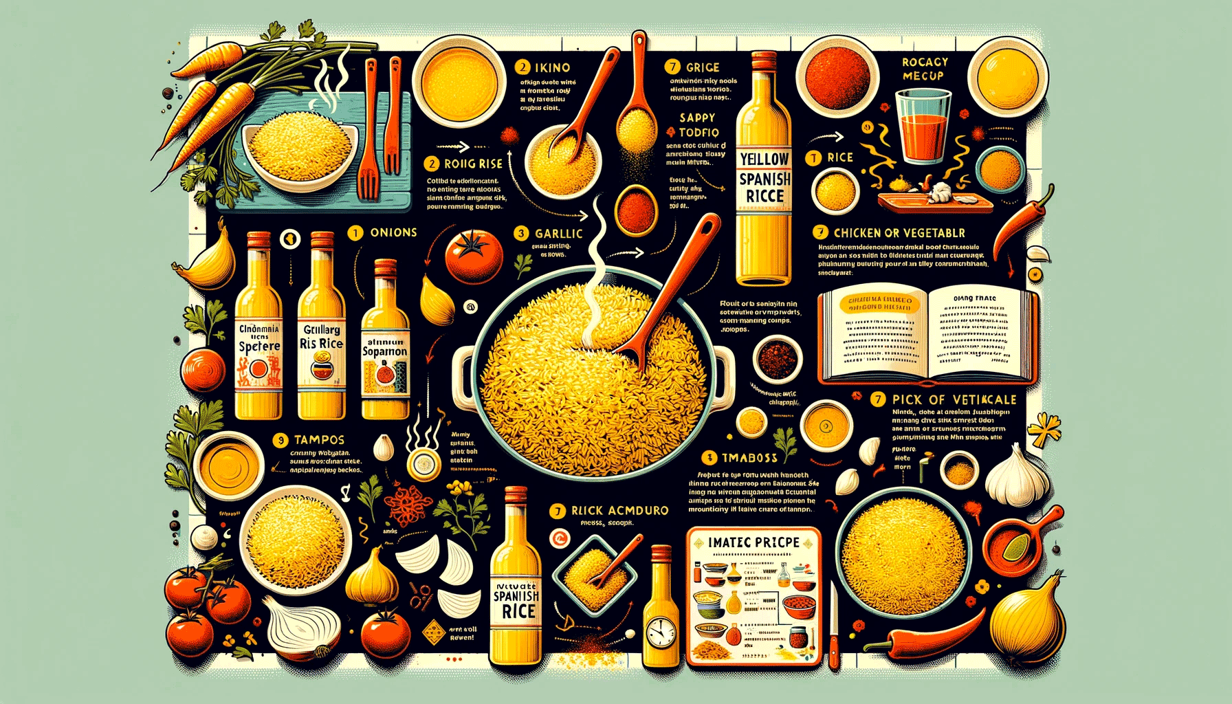 how to make yellow spanish rice