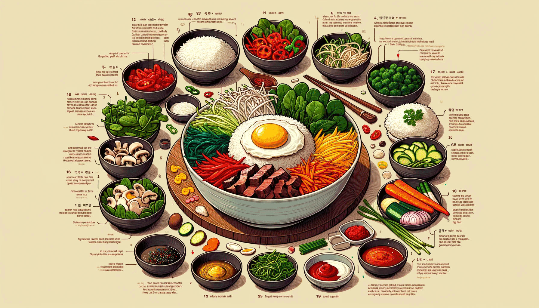 how to produce bibimbap